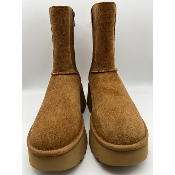 UGG Classic Twin Seam New Heights Boot Chestnut 1158313 Women's Size 10 - Picture 10 of 16